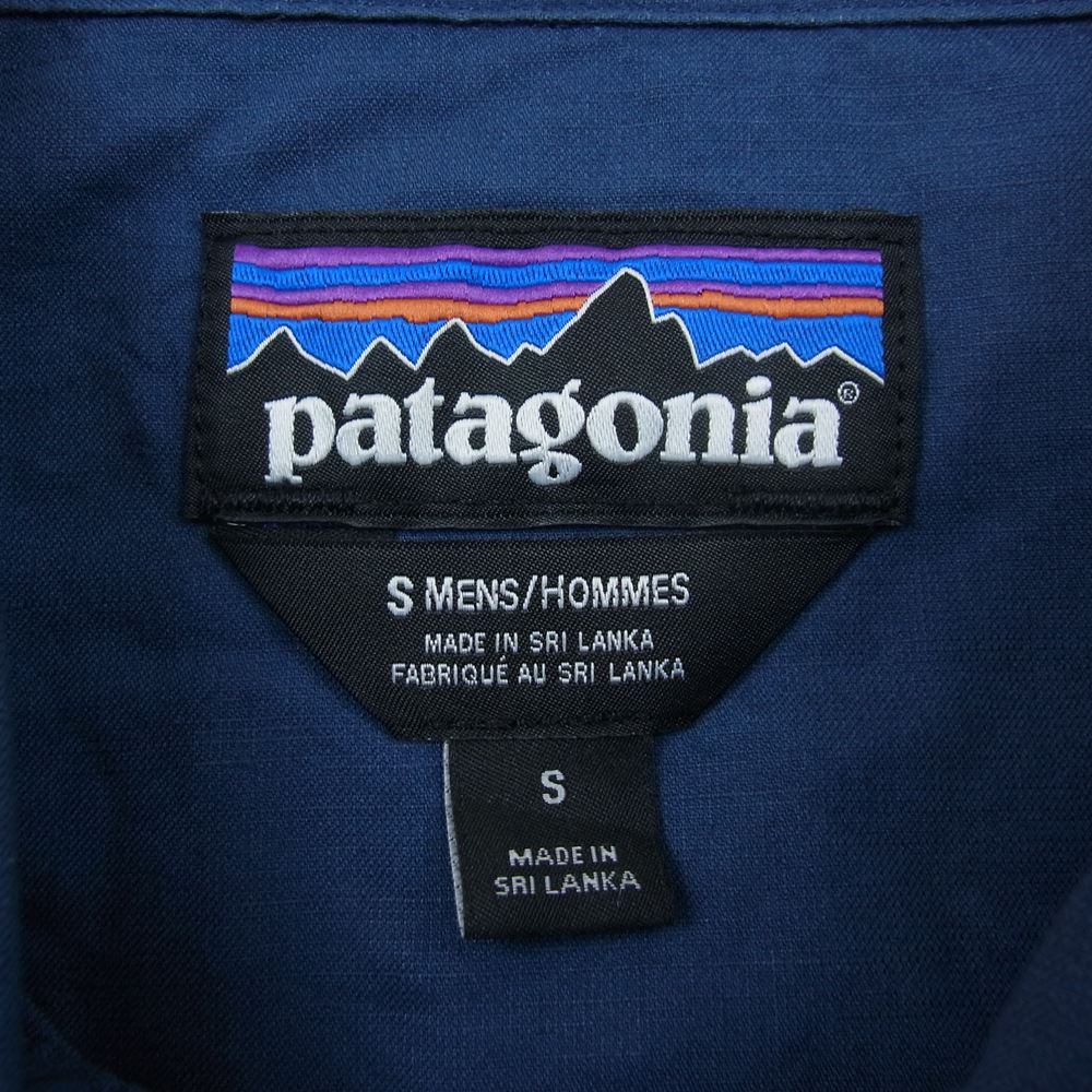 patagonia パタゴニア 20SS 25335 20年製 Lightweight All Wear Hemp Coaches Jkt ライトウェイト ヘンプ コーチ ジャケット ネイビー系 S【中古】