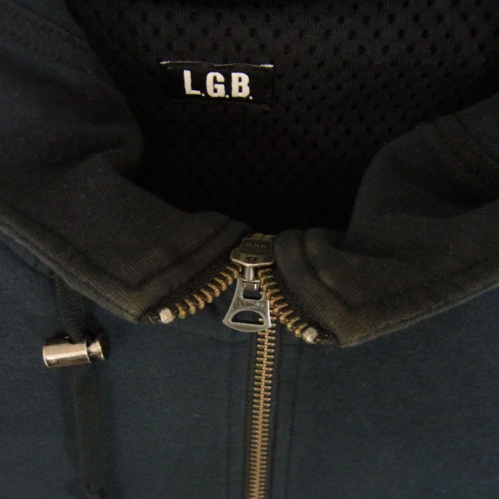 ルグランブルー BOXER-GV/PK/M 0094FRF バックプリント フルジップ パーカー フーディ ブラック系 2【中古】