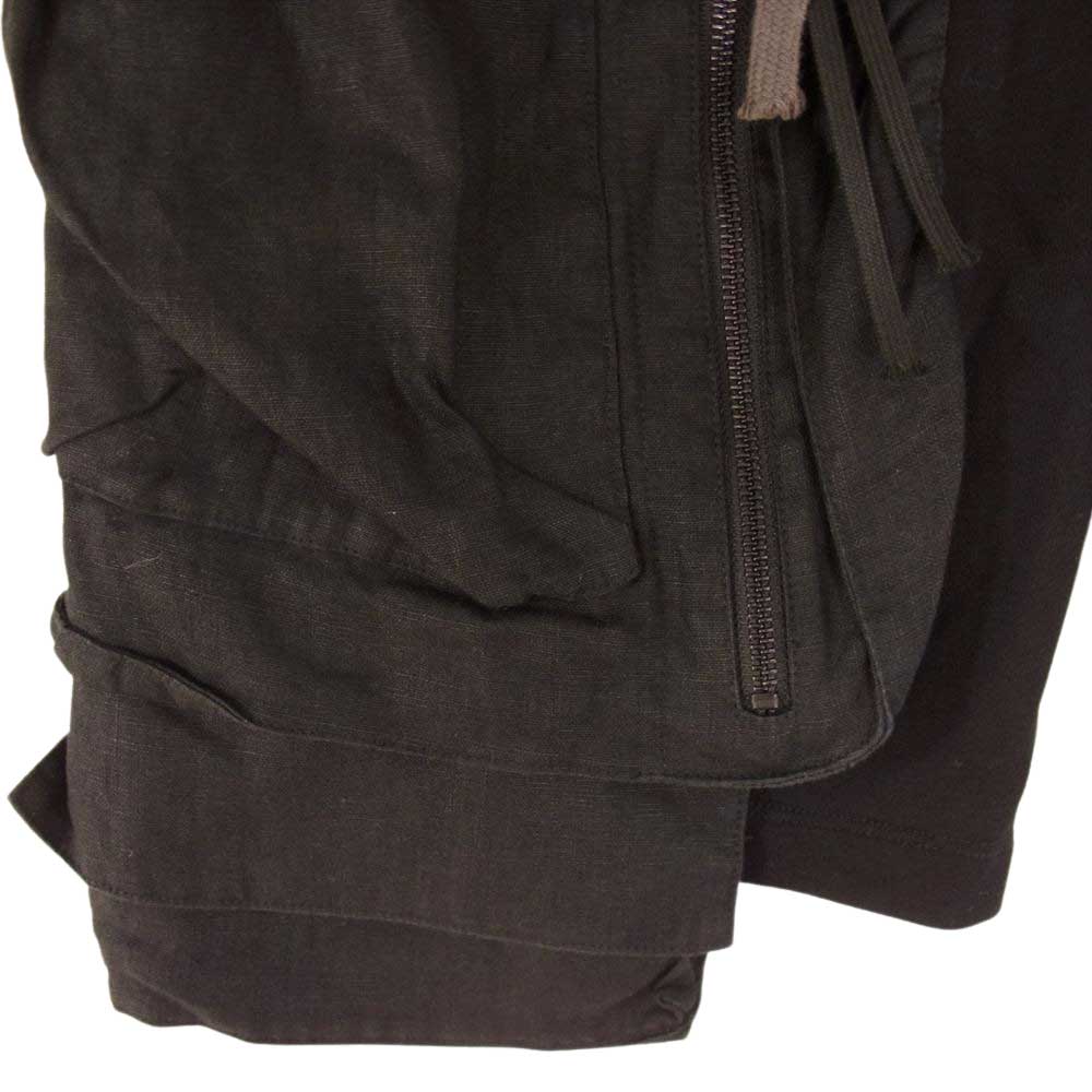 エーエフ アーティファクト サルエル カーゴパンツ ショーツ ハーフパンツ ブラック系 3【中古】