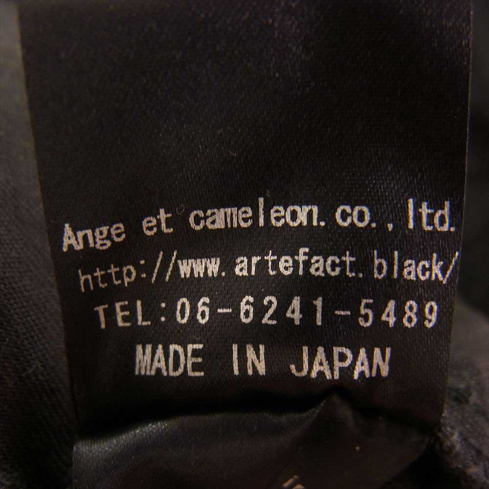 エーエフ アーティファクト クロップド サルエル カーゴパンツ ブラック系 3【中古】