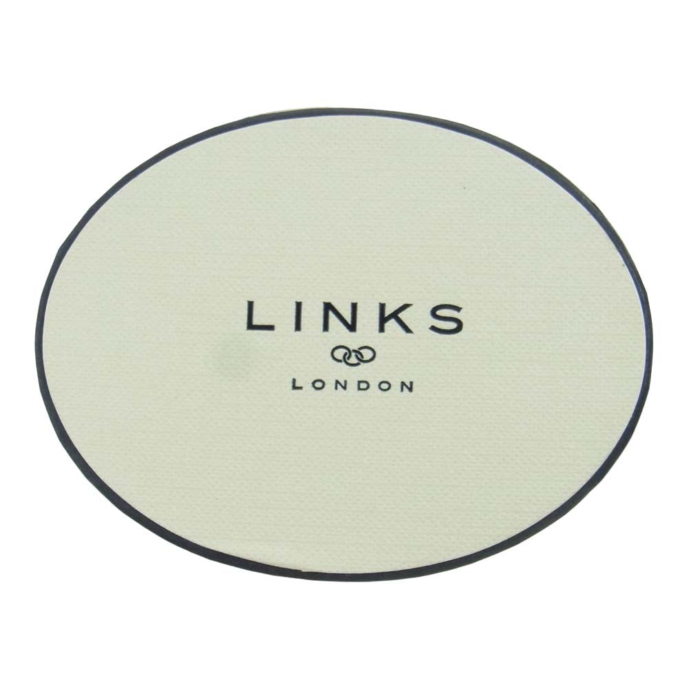 リンクスオブロンドン 購入店保証書付属 K18 750 1P ダイヤ クローバー モチーフ ネックレス ゴールド系【中古】