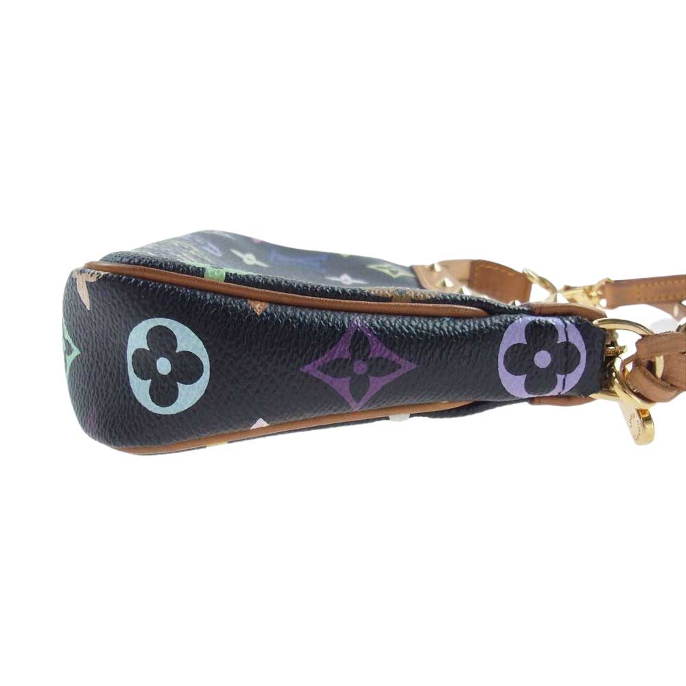 LOUIS VUITTON ルイ・ヴィトン M92648 モノグラム ポシェット アクセソワール ショルダー ハンドバッグ ブラック系 マルチカラー系【中古】