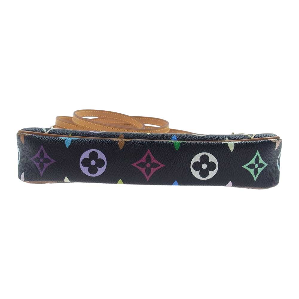 LOUIS VUITTON ルイ・ヴィトン M92648 モノグラム ポシェット アクセソワール ショルダー ハンドバッグ ブラック系 マルチカラー系【中古】