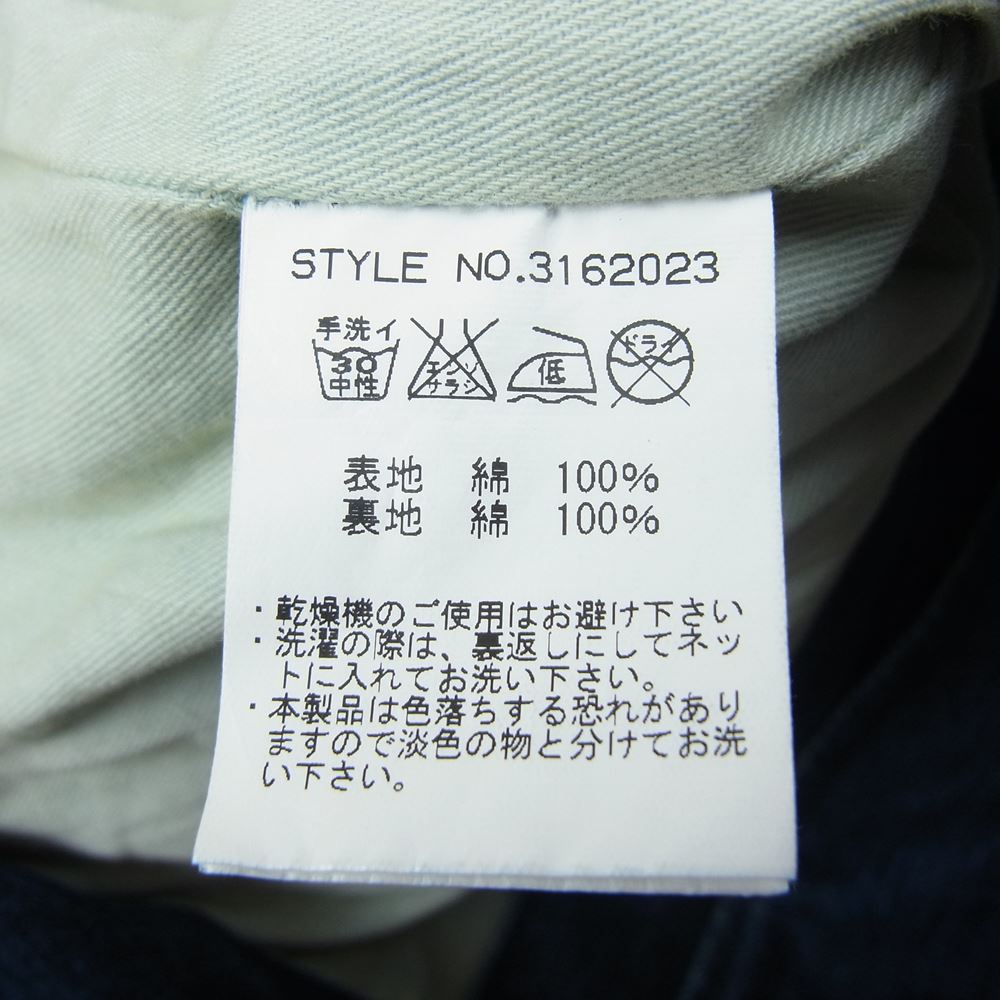 schott ショット 3162023 デニム ダブルライダースジャケット インディゴブルー系 S【中古】
