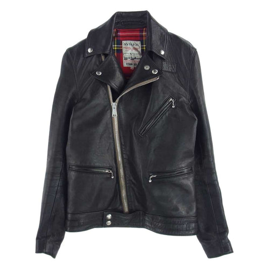 Lewis Leathers ルイスレザー 441T CYCLONE サイクロン タイトフィット シープスキン ライダース ジャケット ブラック系 34【中古】