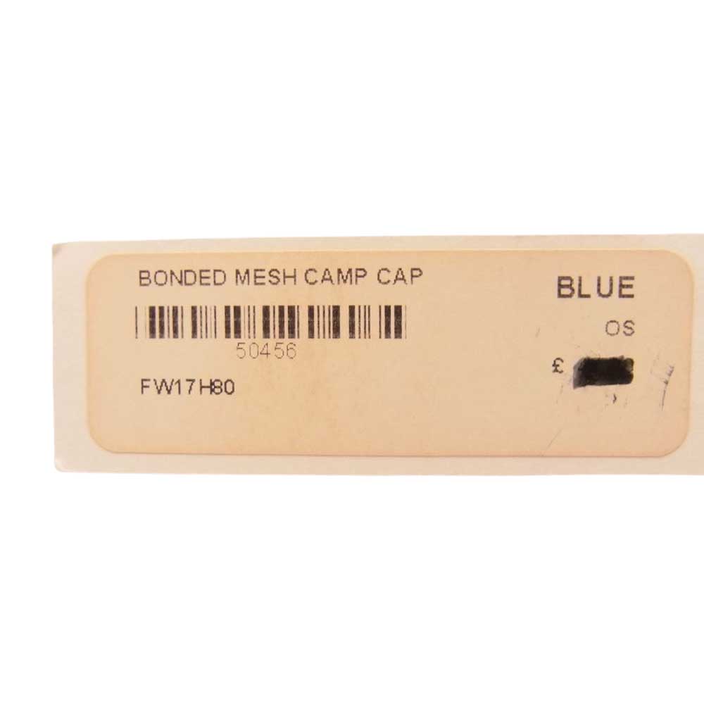 Supreme シュプリーム 17AW BONDED MESH CAMP CAP ボンデッド メッシュ キャンプキャップ ブルー系【新古品】【未使用】【中古】