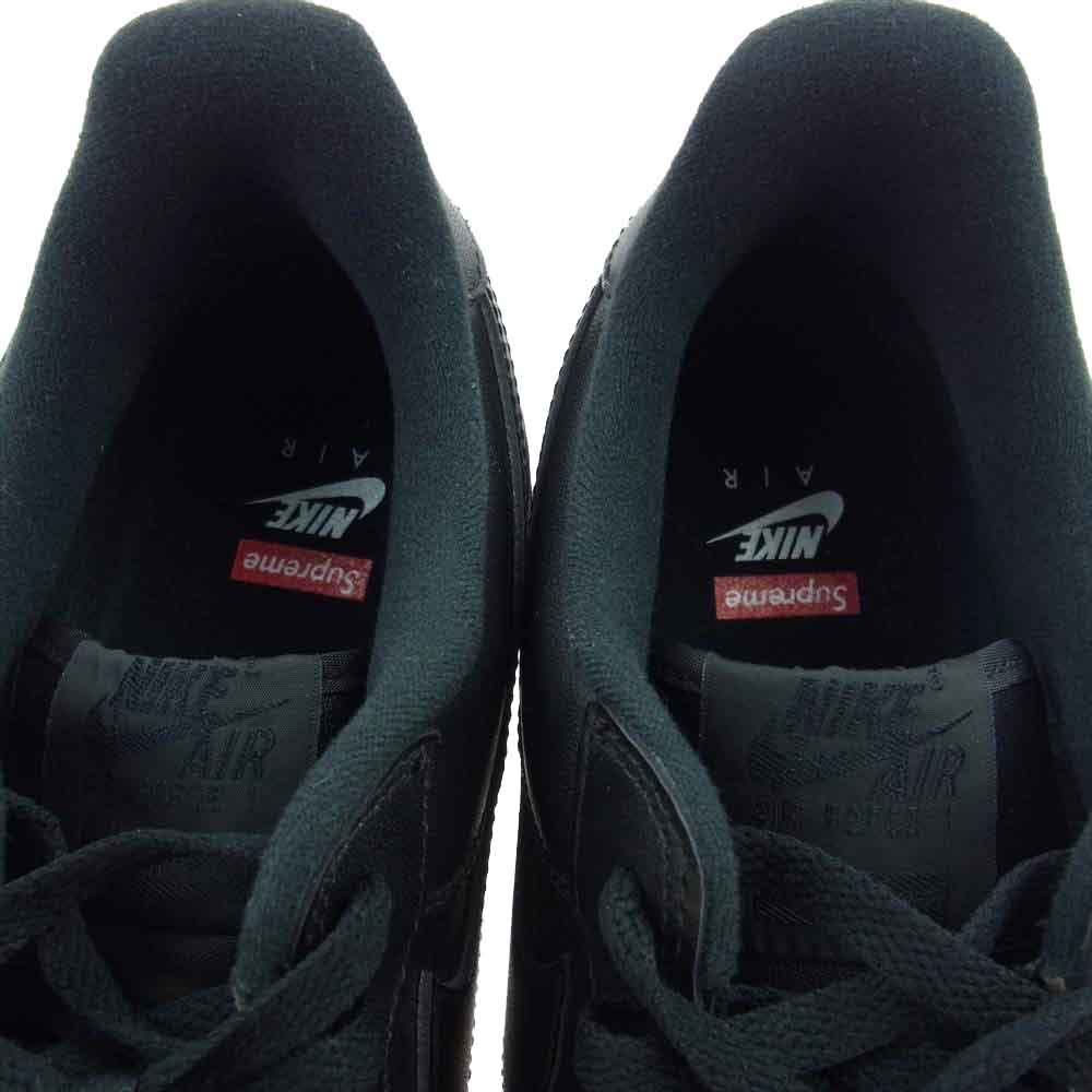 Supreme シュプリーム CU9225-001 NIKE ナイキ CU9225-001 AIR FORCE 1 LOW エアフォース ローカット スニーカー ブラック系 29.5cm【美品】【中古】