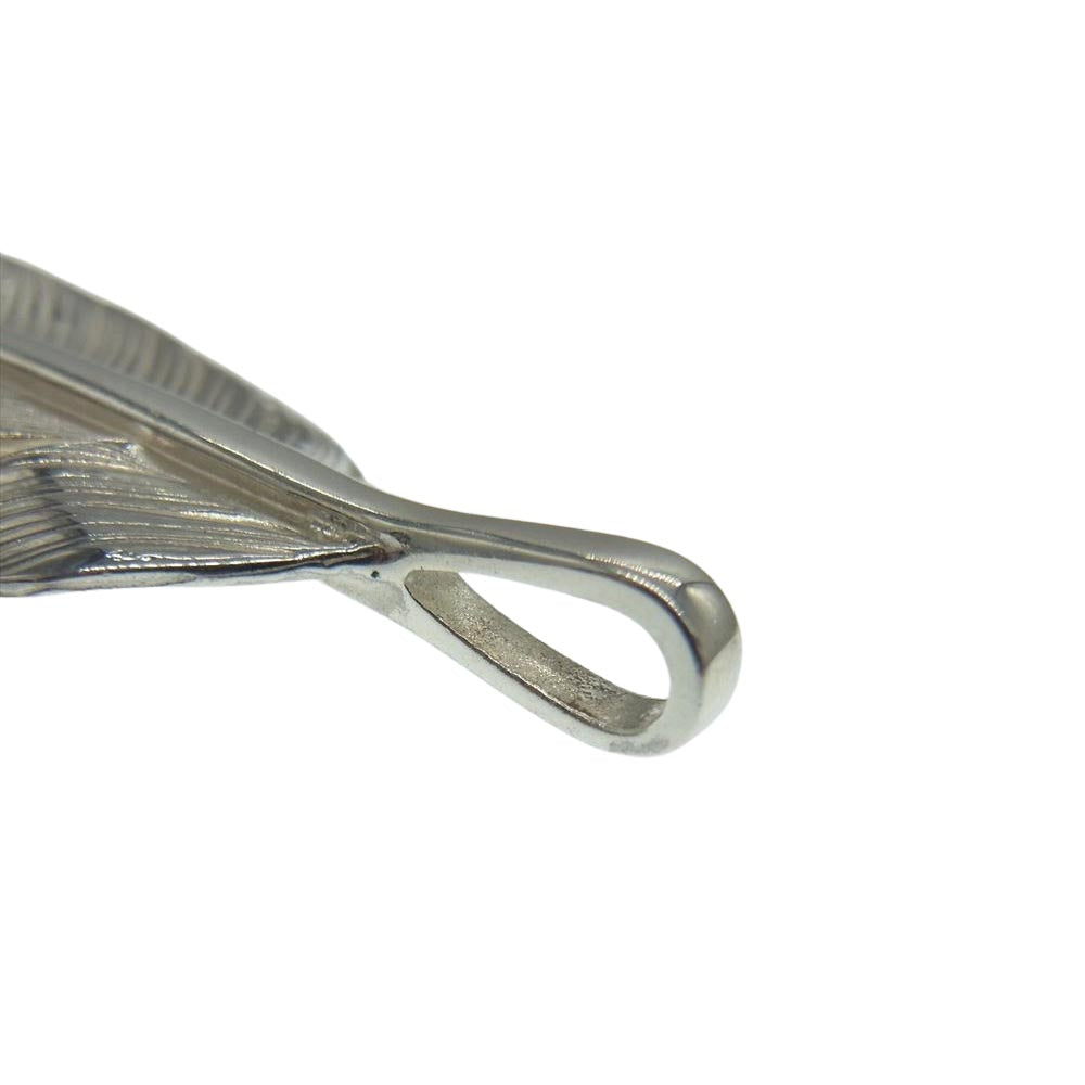 鷲見太郎 ワシミタロウ K18 先金 フライトフェザー L ペンダントトップ シルバー系 ゴールド系【中古】