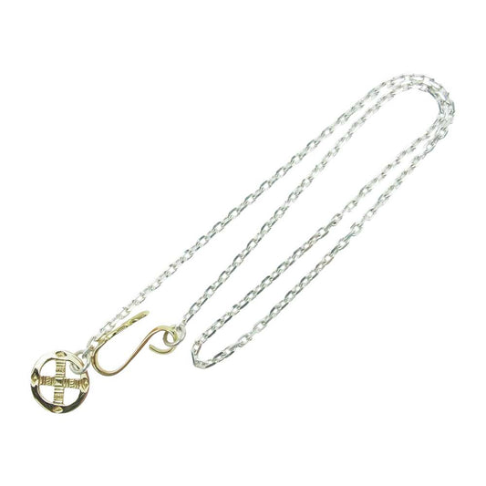 鷲見太郎 ワシミタロウ K18 全金 サンダーフック ホイール ネックレス チェーン シルバー系 ゴールド系【中古】