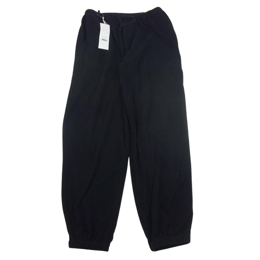 COMOLI コモリ 22SS V01-03022 シルクパイル ドローストリング パンツ ブラック系 2【美品】【中古】
