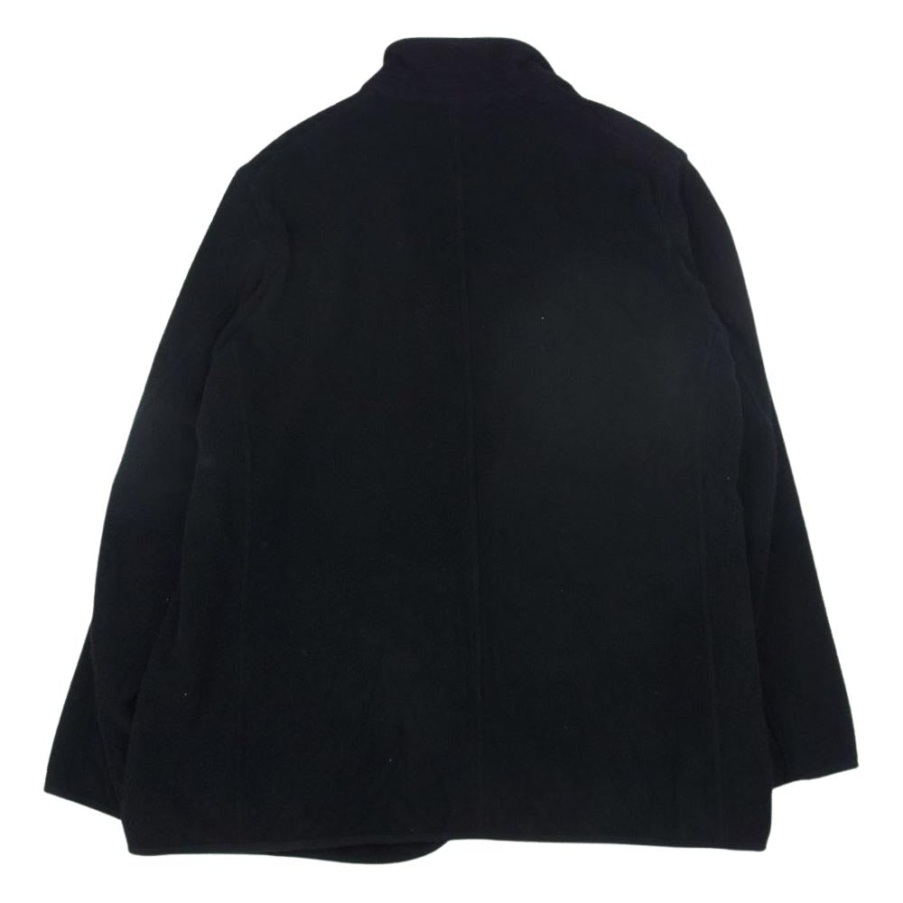 COMOLI コモリ 22SS V01-01009 シルクパイル スモーキング ジャケット ブラック系 2【美品】【中古】
