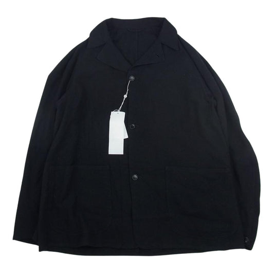 COMOLI コモリ 21SS T01-01028 タグ付き未使用品 カシミヤ和紙 ジャケット ブラック系 2【新古品】【未使用】【中古】