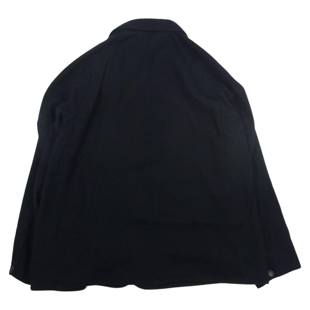 COMOLI コモリ 21SS T01-01028 タグ付き未使用品 カシミヤ和紙 ジャケット ブラック系 2【新古品】【未使用】【中古】