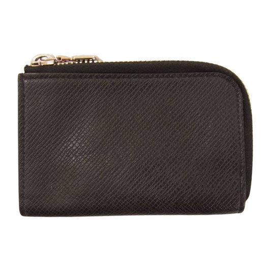 LOUIS VUITTON ルイ・ヴィトン M63375 タイガ ポルト モネ ジュール コインケース ブラック系【中古】