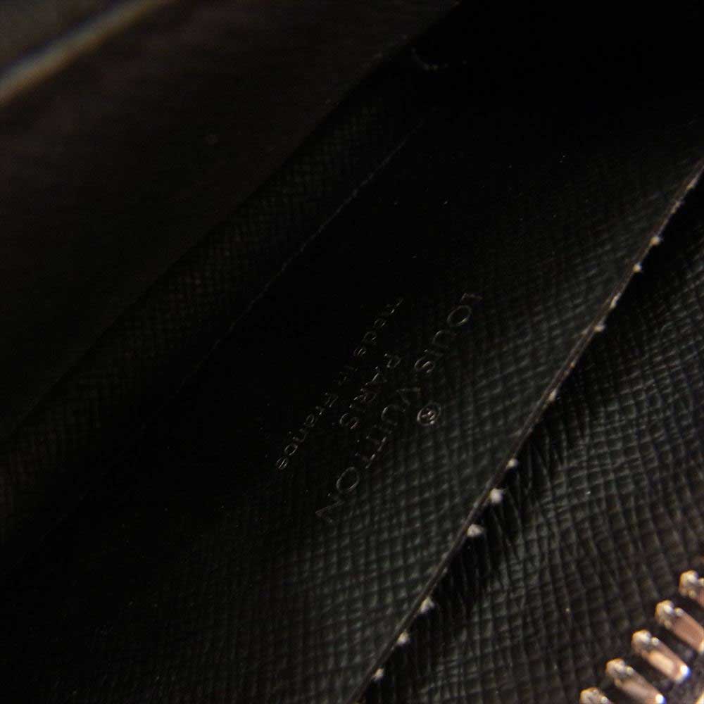 LOUIS VUITTON ルイ・ヴィトン M63375 タイガ ポルト モネ ジュール コインケース ブラック系【中古】