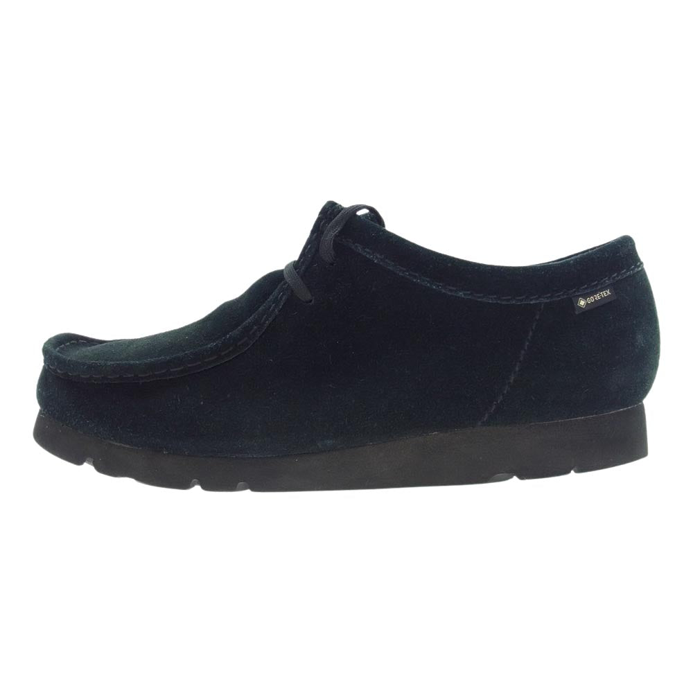 Clarks クラークス 1431-499-8156-0955 WALLABEE GTX ワラビー ゴアテックス スエード シューズ ブラック系 26.0cm【中古】
