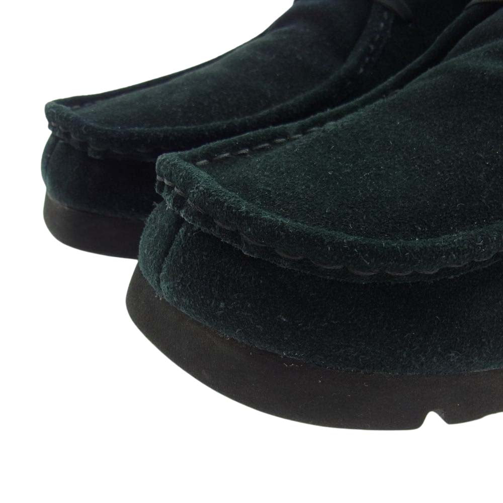 Clarks クラークス 1431-499-8156-0955 WALLABEE GTX ワラビー ゴアテックス スエード シューズ ブラック系 26.0cm【中古】