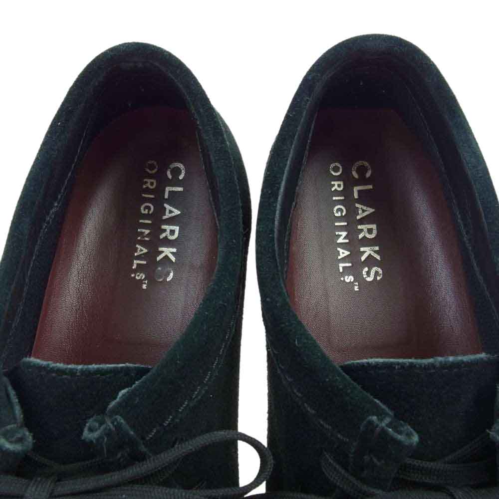 Clarks クラークス 1431-499-8156-0955 WALLABEE GTX ワラビー ゴアテックス スエード シューズ ブラック系 26.0cm【中古】