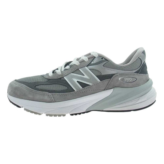 NEW BALANCE ニューバランス M990GL6　 USA製 990V6 GRAY グレー スニーカー  グレー系 27cm【中古】