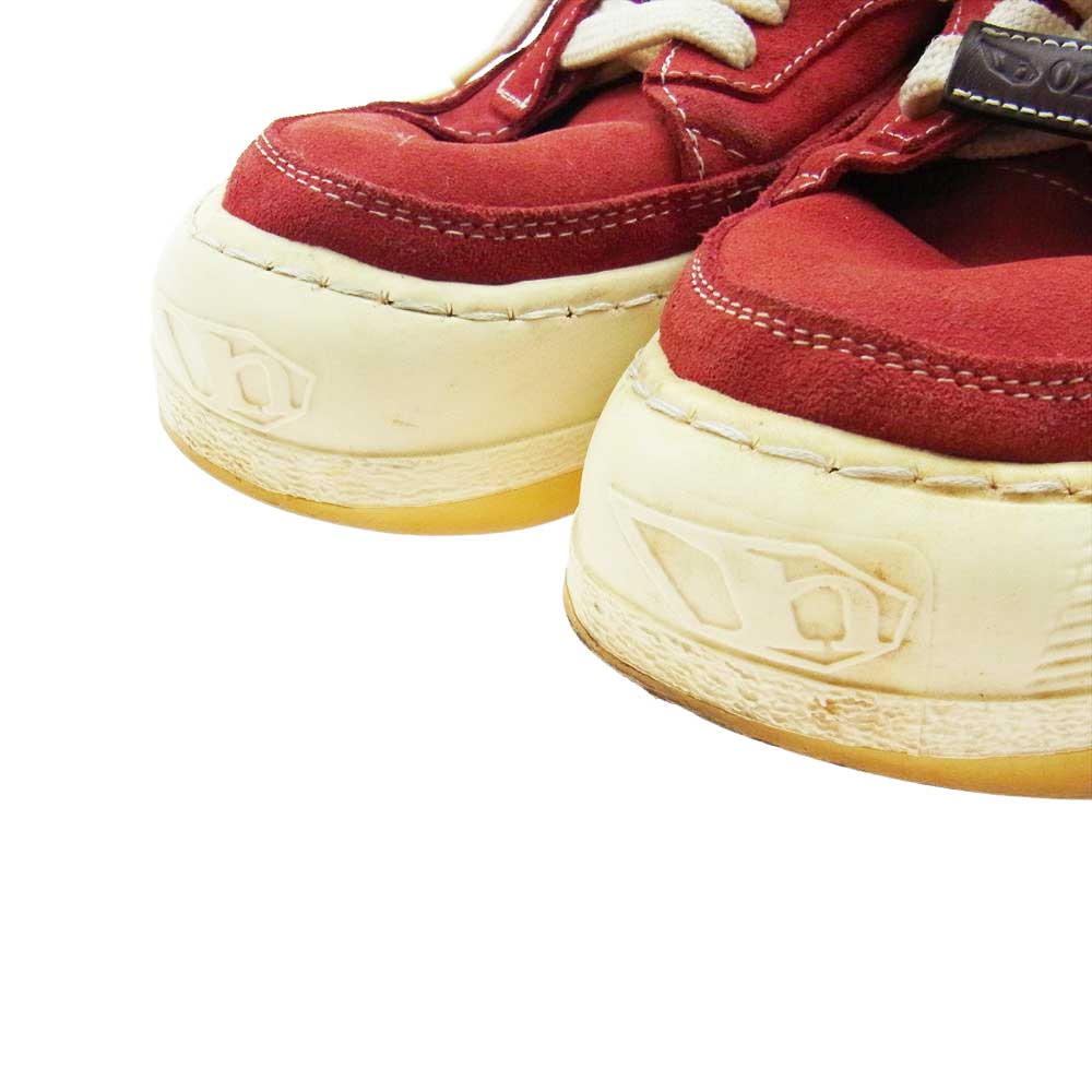 ノースウェーブ ヴィンテージ オリジナル 90s CREAM クリーム スニーカー レッド系 27.5cm【中古】