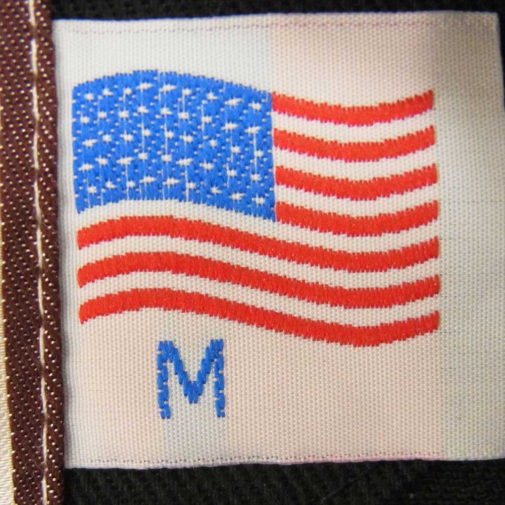 schott ショット 3112001 ヘビーツイル 刺繍 ワークジャケット ブラック系 M【中古】