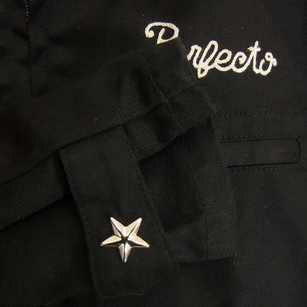 schott ショット 3112001 ヘビーツイル 刺繍 ワークジャケット ブラック系 M【中古】