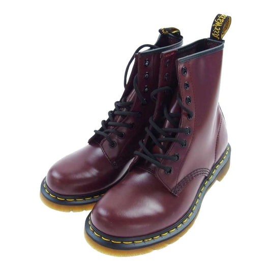 Dr.Martens ドクターマーチン 8 ホールブーツ CHERRY RED レッド系 USL7【極上美品】【中古】