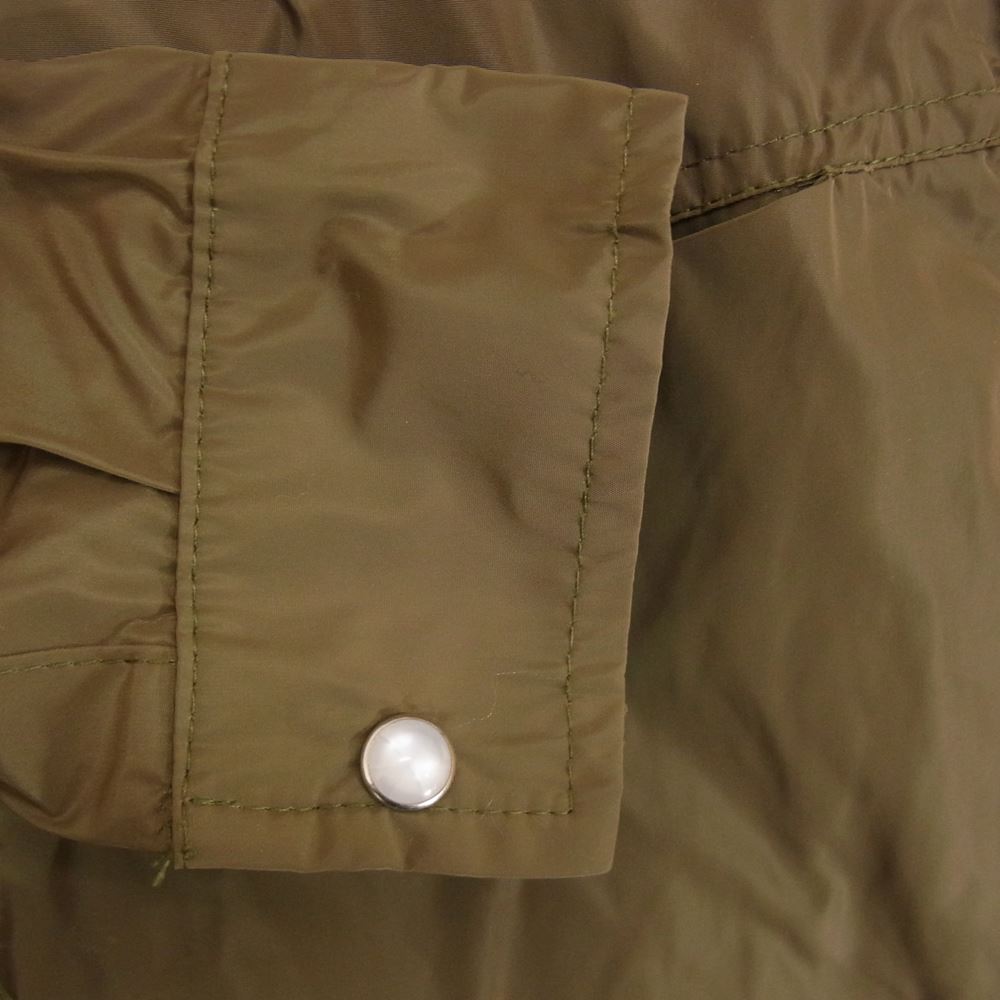 シュープ SHSLLN0301  Adulte player hoodie shirt アデュルト プレーヤー ナイロン パーカー シャツ カーキ系 M【中古】