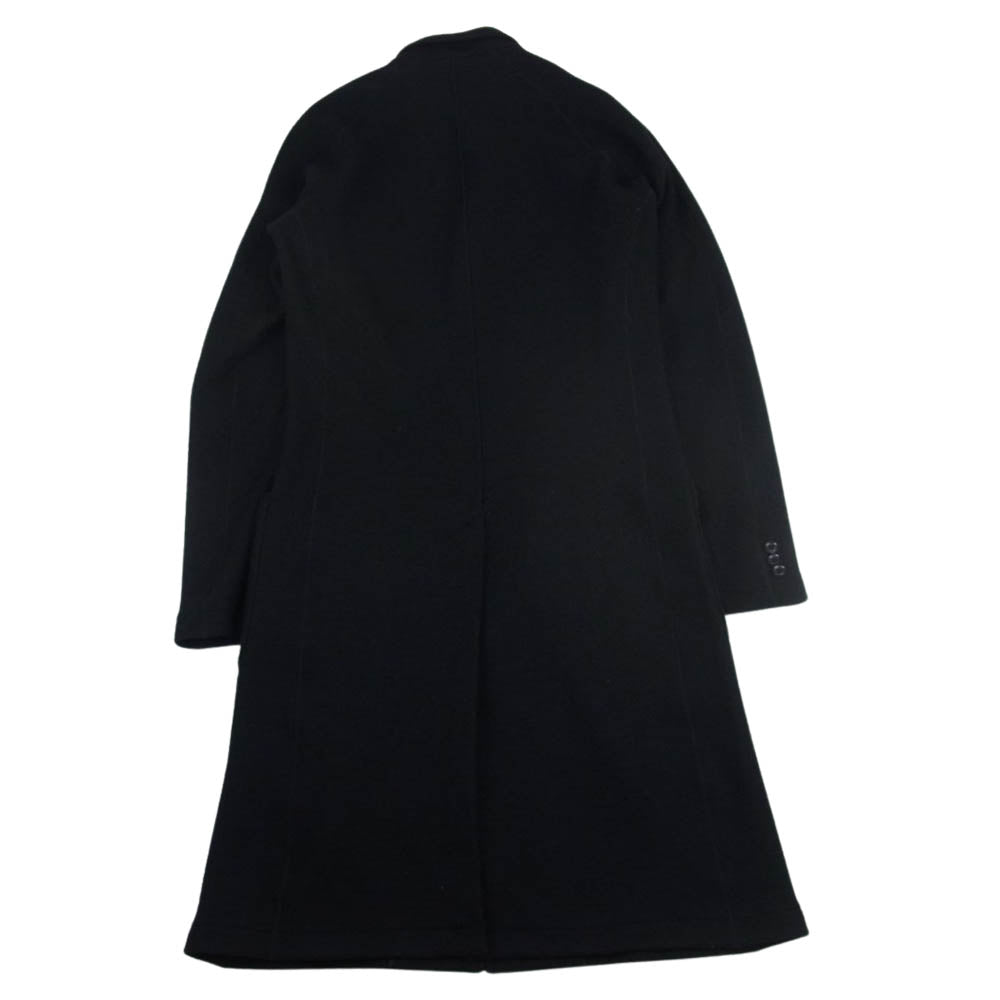 Yohji Yamamoto ヨウジヤマモト COSTUME D'HOMME コスチュームドオム HR-C88-157 DIMENSION MOTION CUTTING MELTON LONG COAT 4次元モーション カッティング メルトン ウール ロング コート ブラック系【中古】