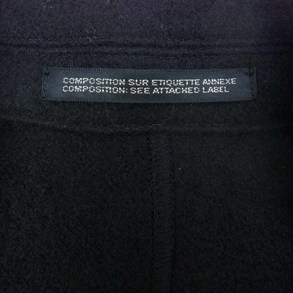 Yohji Yamamoto ヨウジヤマモト COSTUME D'HOMME コスチュームドオム HR-C88-157 DIMENSION MOTION CUTTING MELTON LONG COAT 4次元モーション カッティング メルトン ウール ロング コート ブラック系【中古】