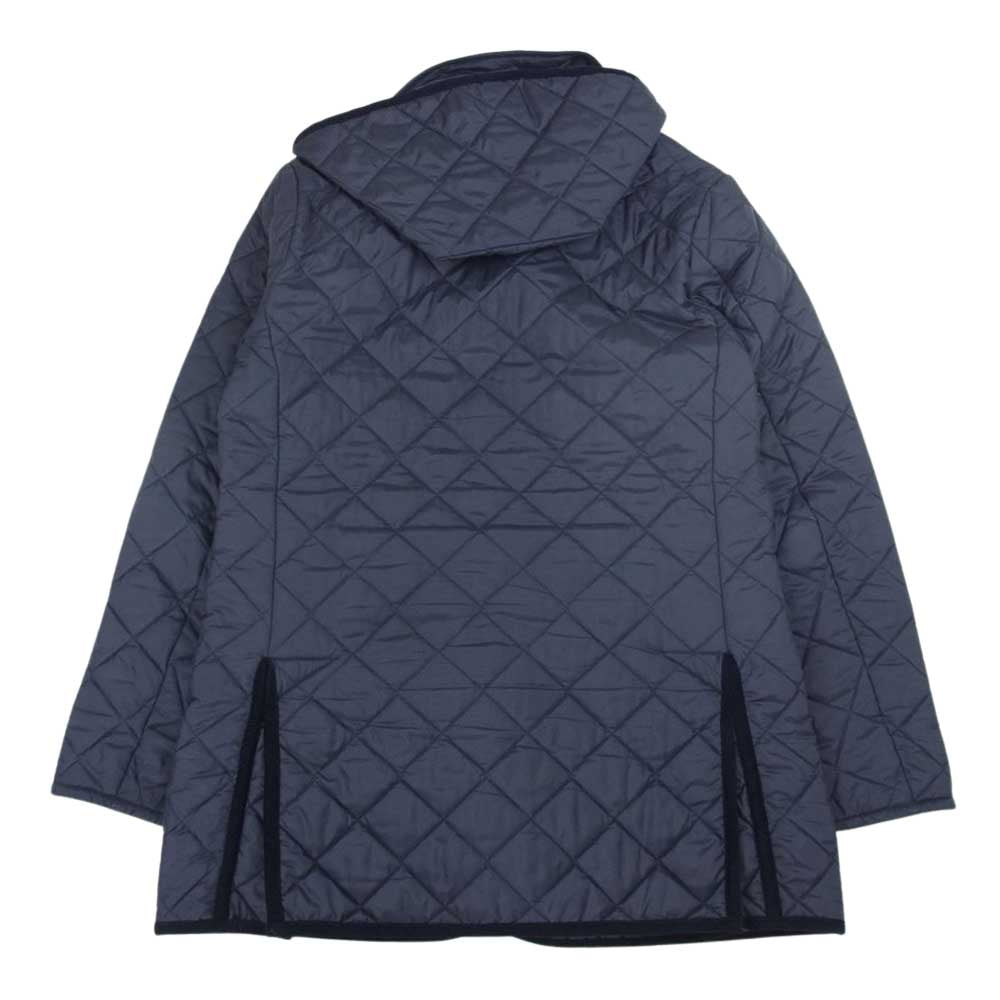 LAVENHAM ラベンハム DENSTON RC デンストン キルティング フード コート ネイビー系 M【中古】