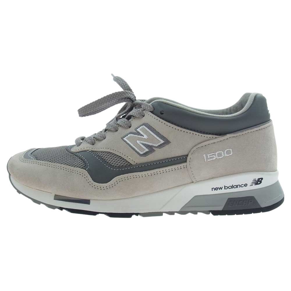 NEW BALANCE ニューバランス M1500PGL イングランド製 ローカット スニーカー グレー系【美品】【中古】