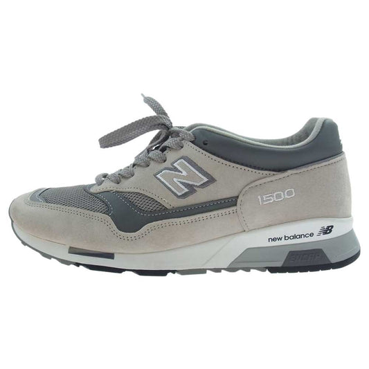 NEW BALANCE ニューバランス M1500PGL イングランド製 ローカット スニーカー グレー系【美品】【中古】