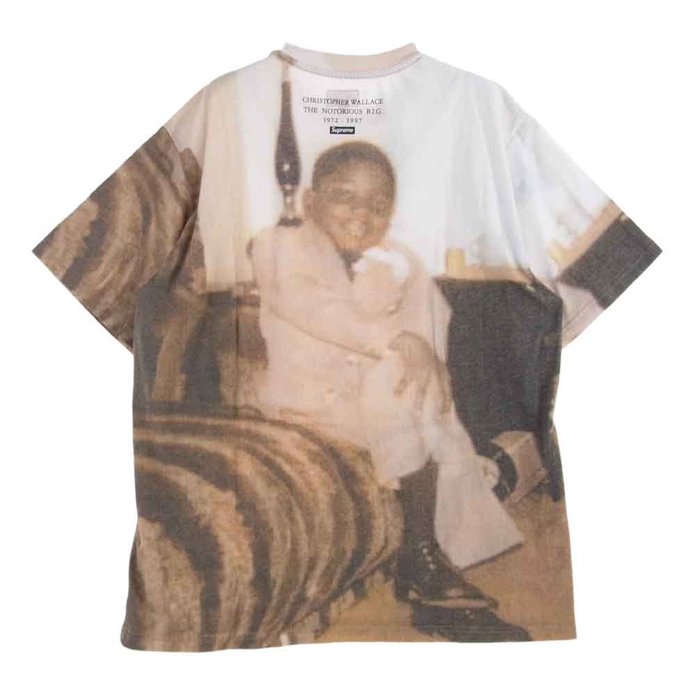 Supreme シュプリーム 21SS Biggie S/S Top ビギー 半袖 Tシャツ ブラウン系 M【中古】