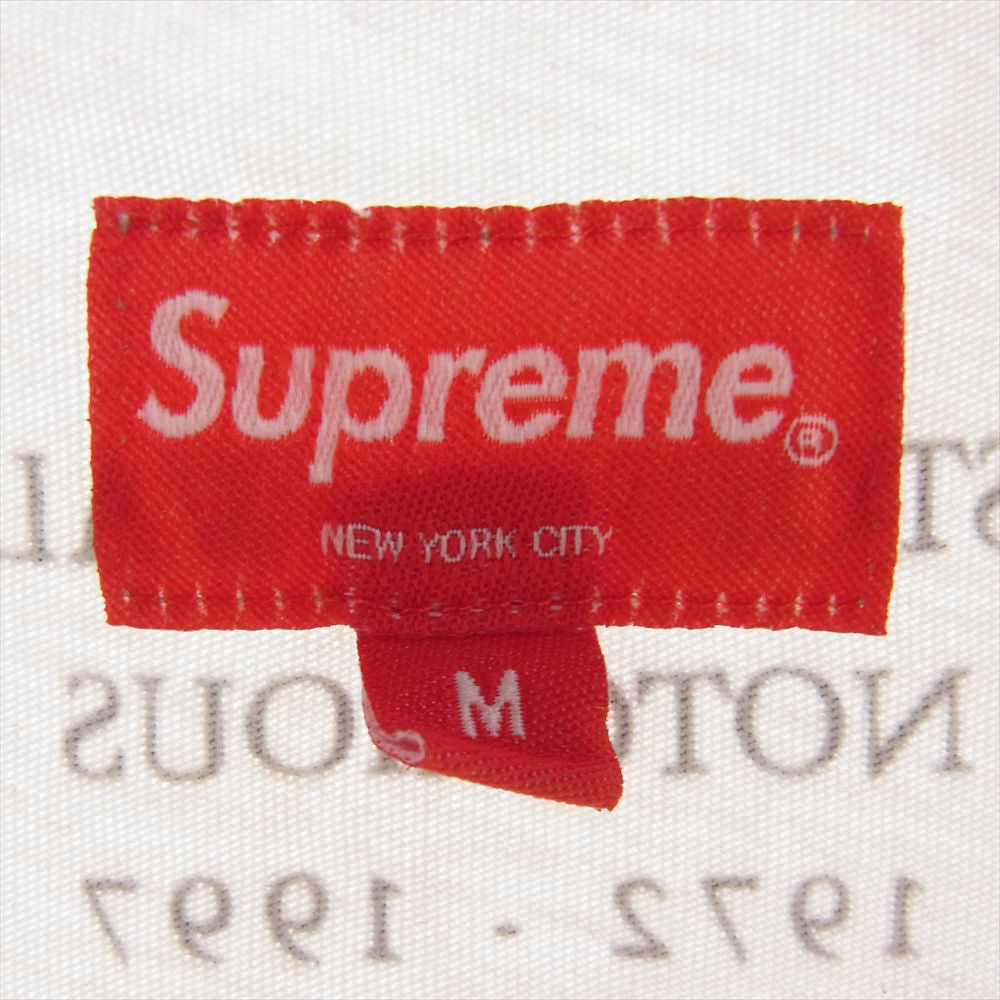 Supreme シュプリーム 21SS Biggie S/S Top ビギー 半袖 Tシャツ ブラウン系 M【中古】