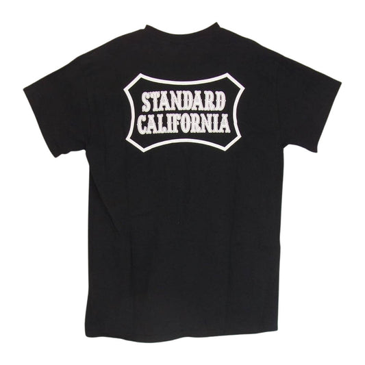 STANDARD CALIFORNIA スタンダードカリフォルニア TSOAB080 VANS バンズ × SD logo Tee スタンダードカリフォルニア ロゴ 半袖 Tシャツ ブラック系 M【中古】
