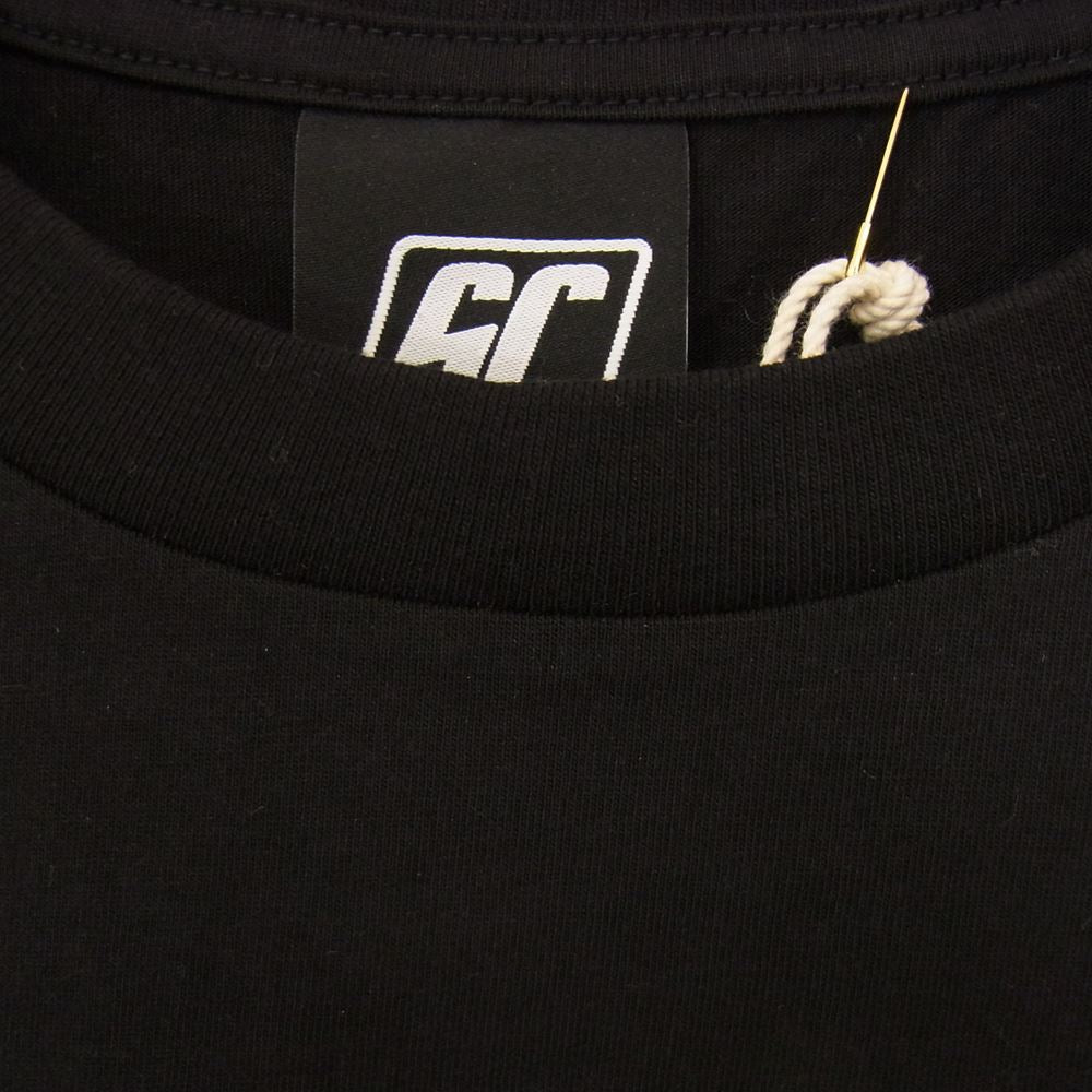 サブカルチャー SCLT-A2204 スカル バイク プリント ロゴ 長袖 Tシャツ ブラック系 1【新古品】【未使用】【中古】