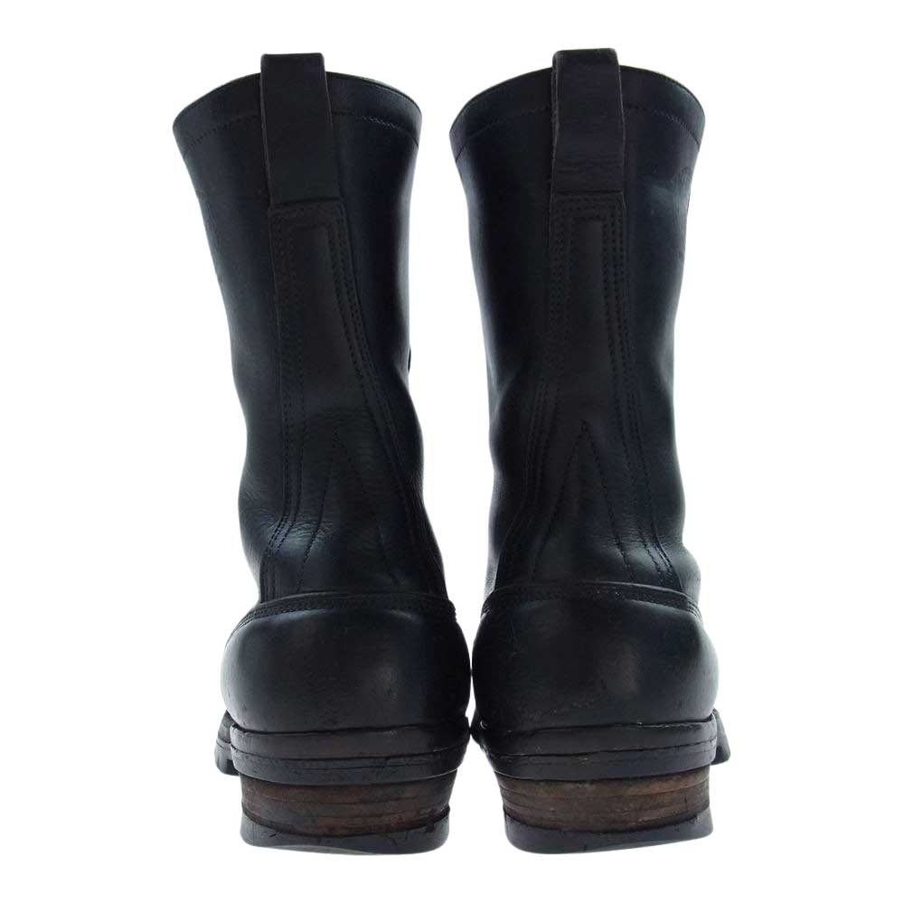 WHITE'S BOOTS ホワイツブーツ SMOKE JUMPER スモークジャンパー レースアップ ブーツ ブラック系 8D【中古】