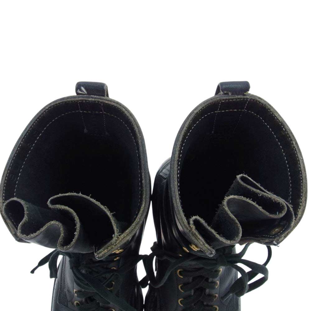 WHITE'S BOOTS ホワイツブーツ SMOKE JUMPER スモークジャンパー レースアップ ブーツ ブラック系 8D【中古】