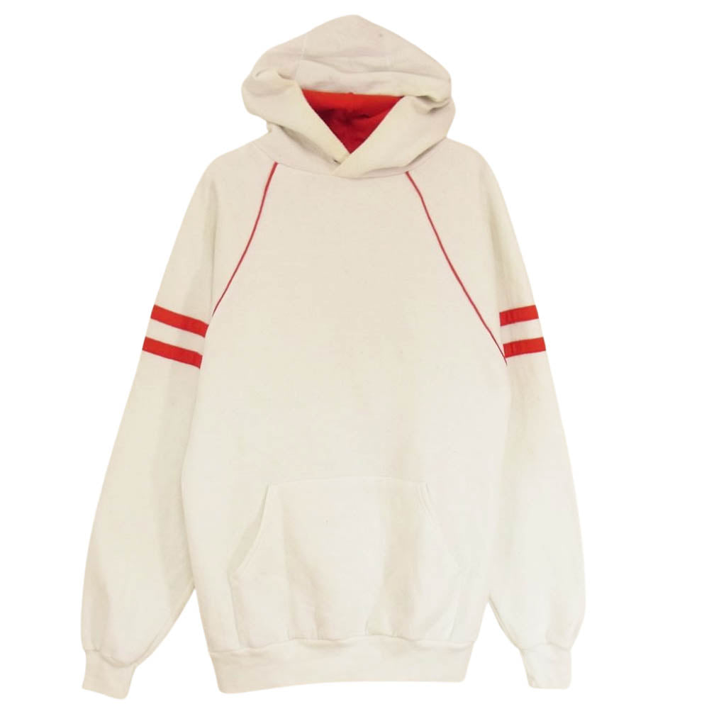 ジャージーズ ヴィンテージ 70s 80s USA製 ラグラン スウェット パーカー ホワイト系 M【中古】