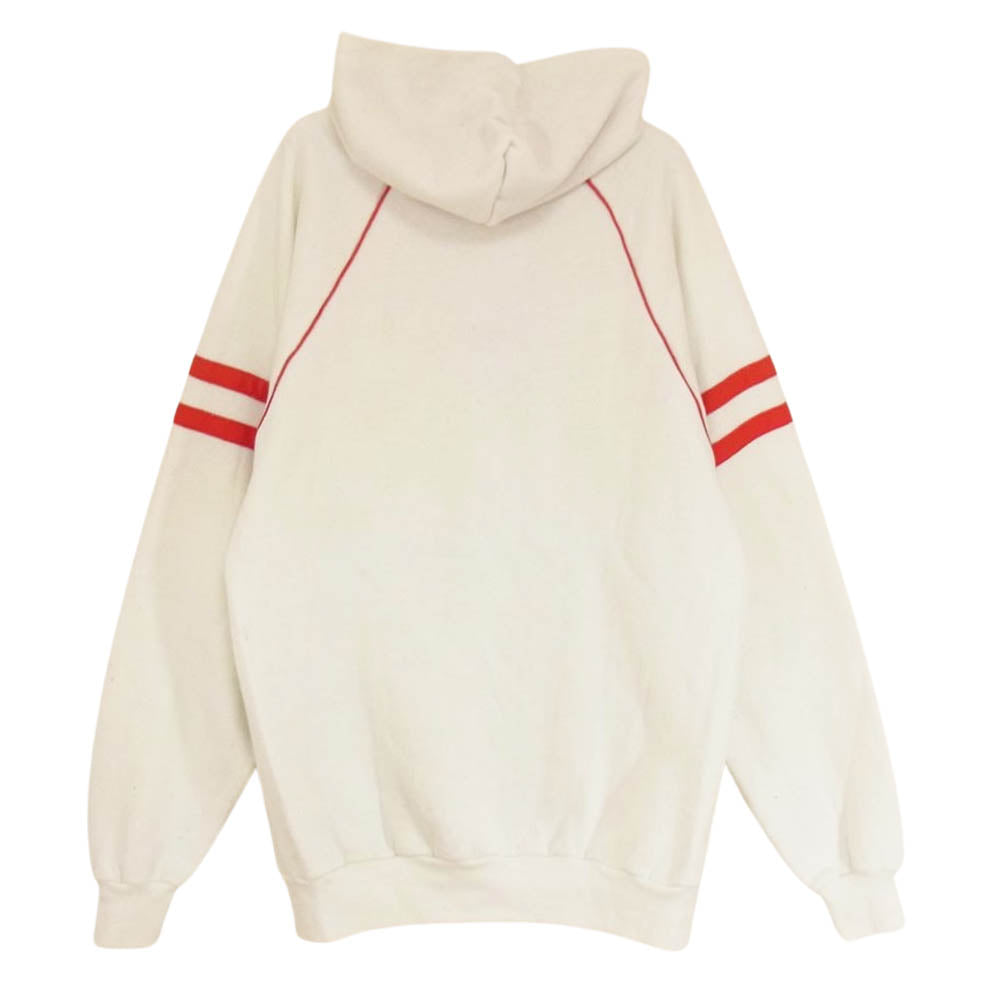 ジャージーズ ヴィンテージ 70s 80s USA製 ラグラン スウェット パーカー ホワイト系 M【中古】
