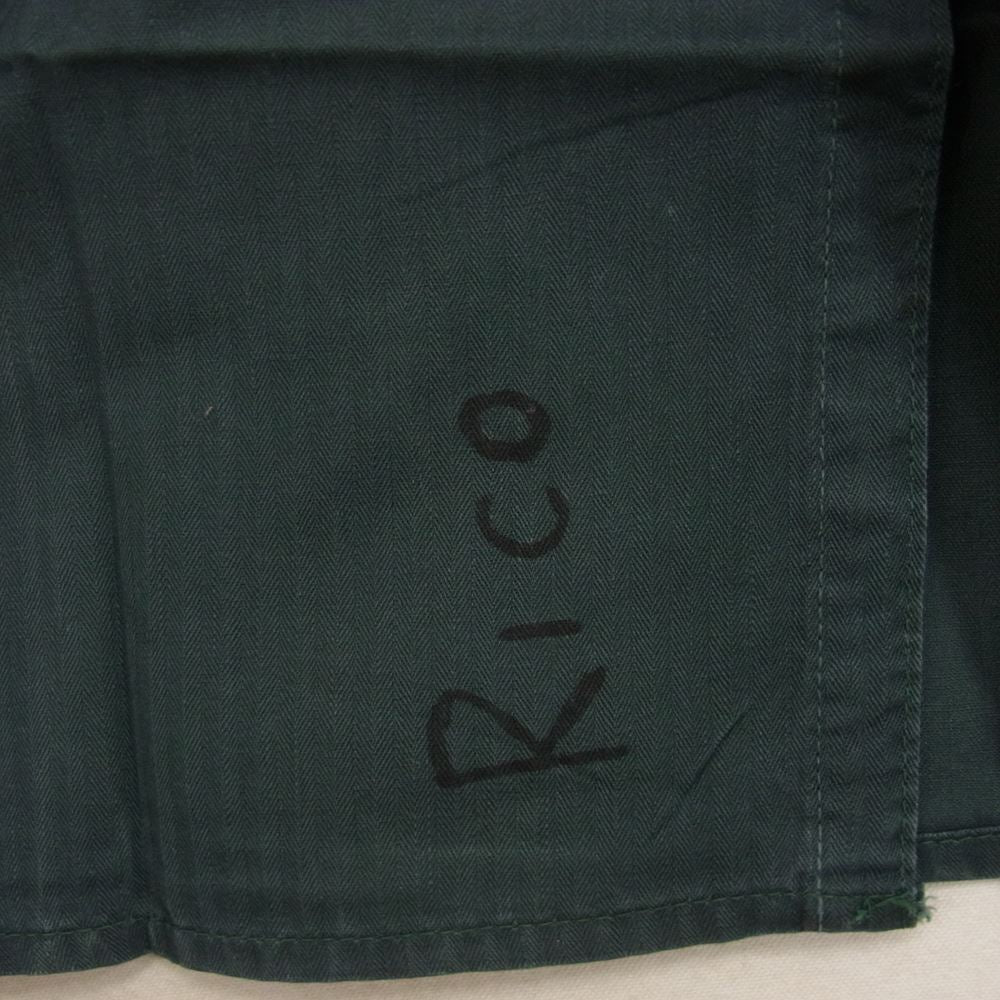 ディーシー ヴィンテージ 60s ワークシャツ グリーン系 サイズ表記無【中古】