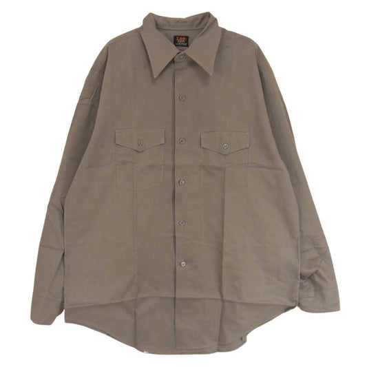 Lee リー ヴィンテージ 70s ワークシャツ グレー系 M【中古】