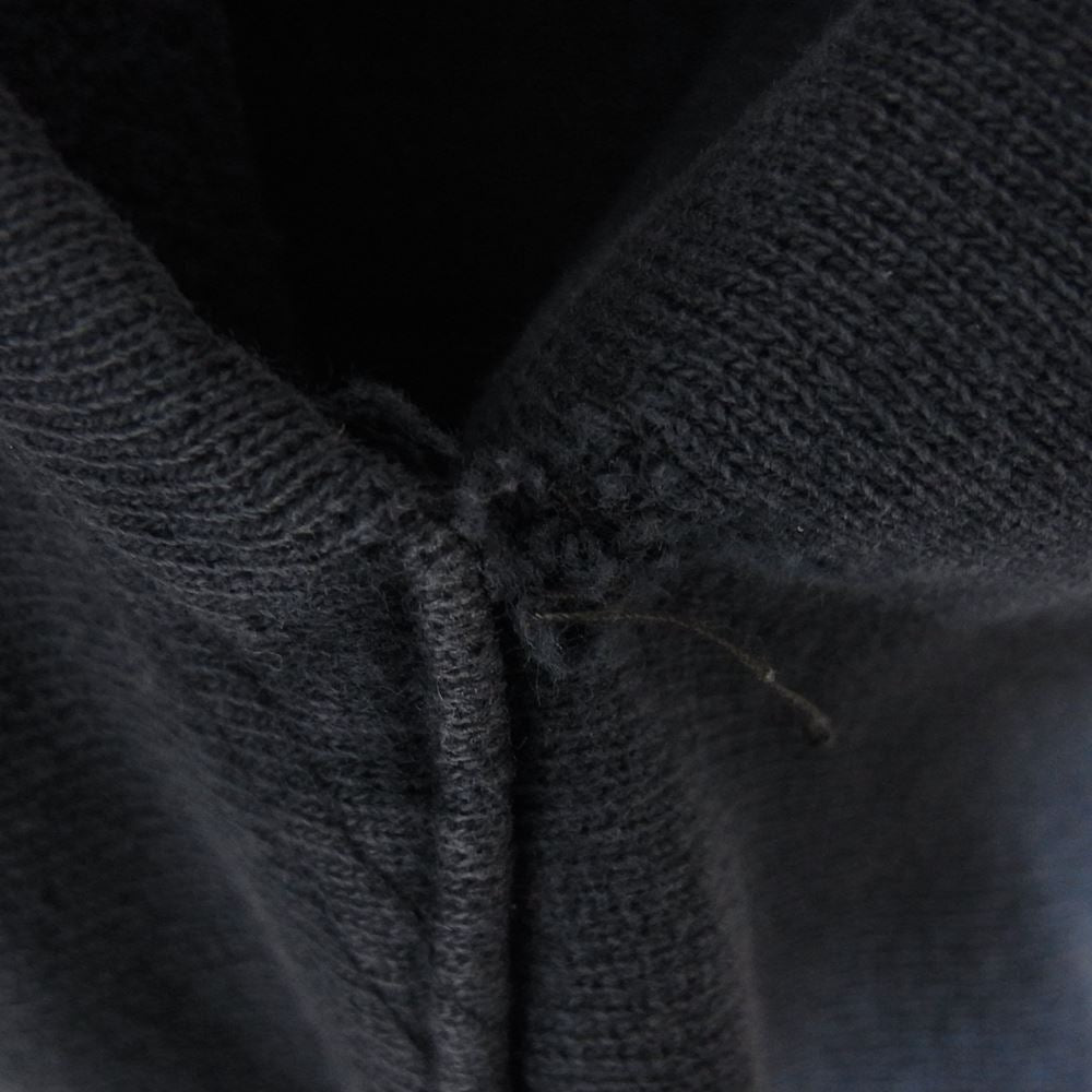 Champion チャンピオン ヴィンテージ 90s USA製 刺繍タグ リバースウィーブ プリント スウェット パーカー ネイビー系 L【中古】