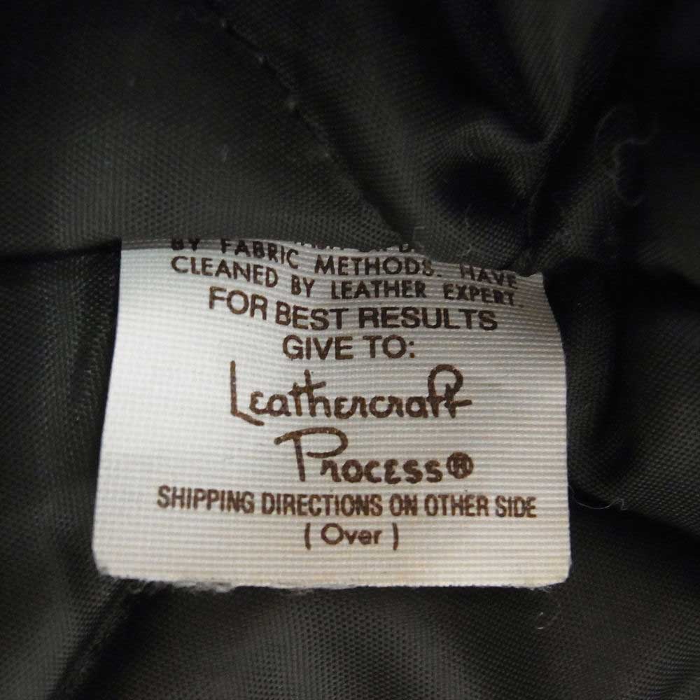 schott ショット 618 USA製 90s バイカータグ後期  レザー ライダース ジャケット ブラック系 40【中古】