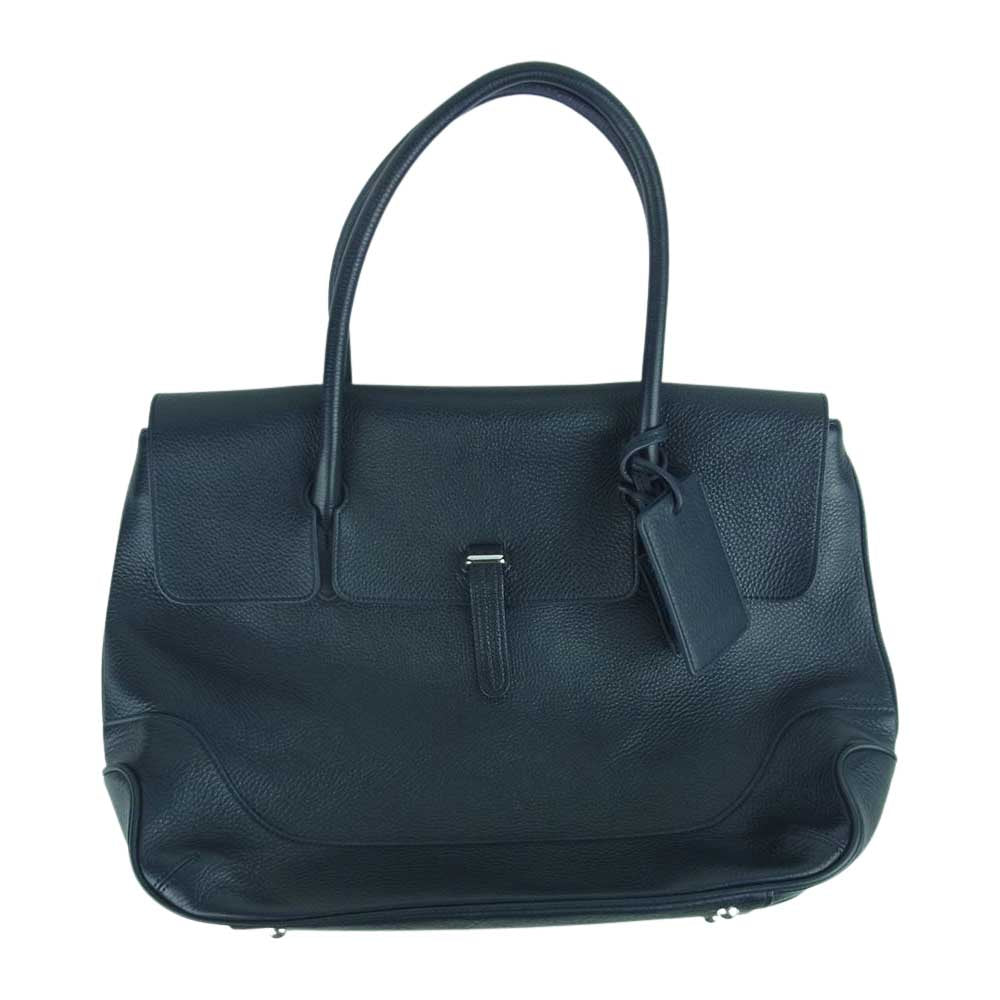 PELLE MORBIDA ペッレモルビダ MB055A MAIDEN VOYAGE メイデン ボヤージュ フラップ レザー ショルダー バッグ ダークネイビー系【中古】