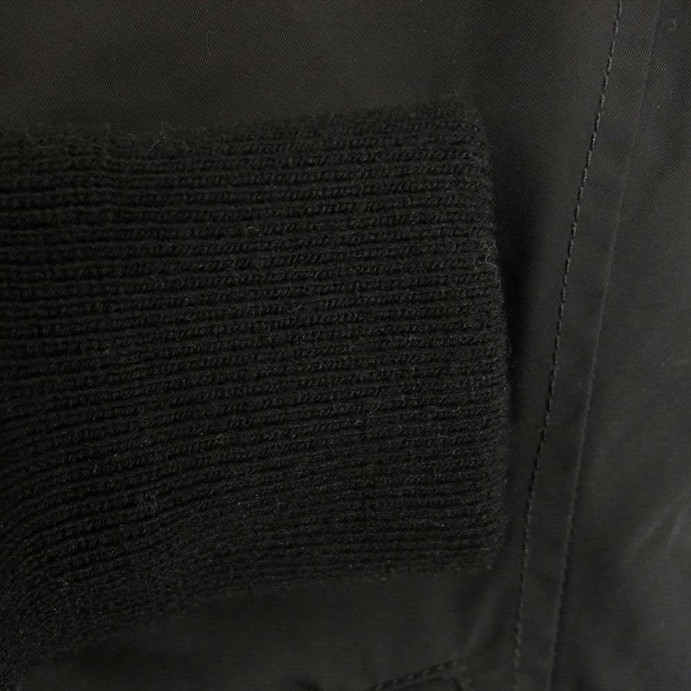 junhashimoto ジュンハシモト 1041620001 MA-1 + FOX FUR 裏総フォックスファー ミリタリー フライト ジャケット ブラック系 2【中古】