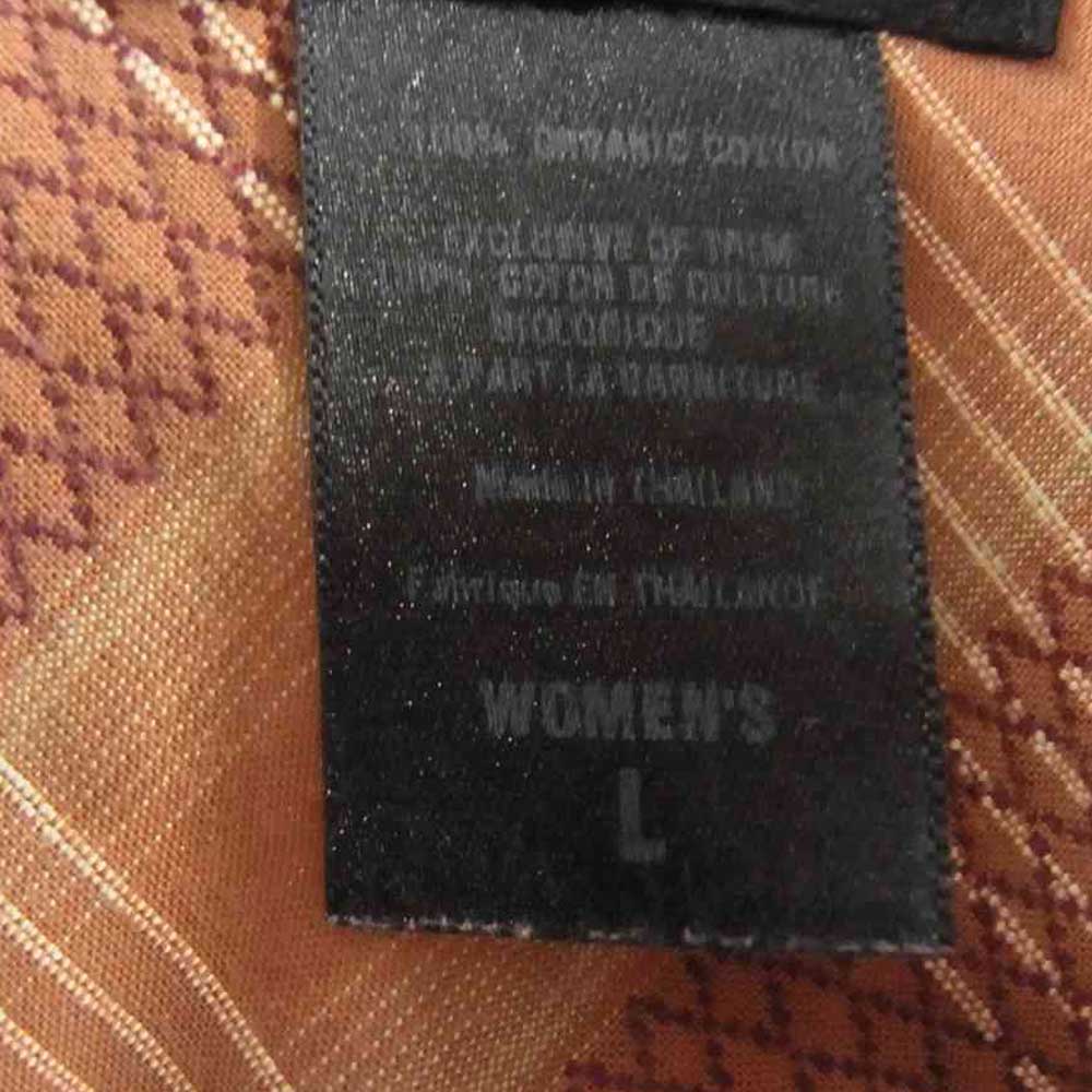 patagonia パタゴニア 20703F4 rhythm リズム 長袖 ウエスタン チェック シャツ ブラウン系 L【中古】