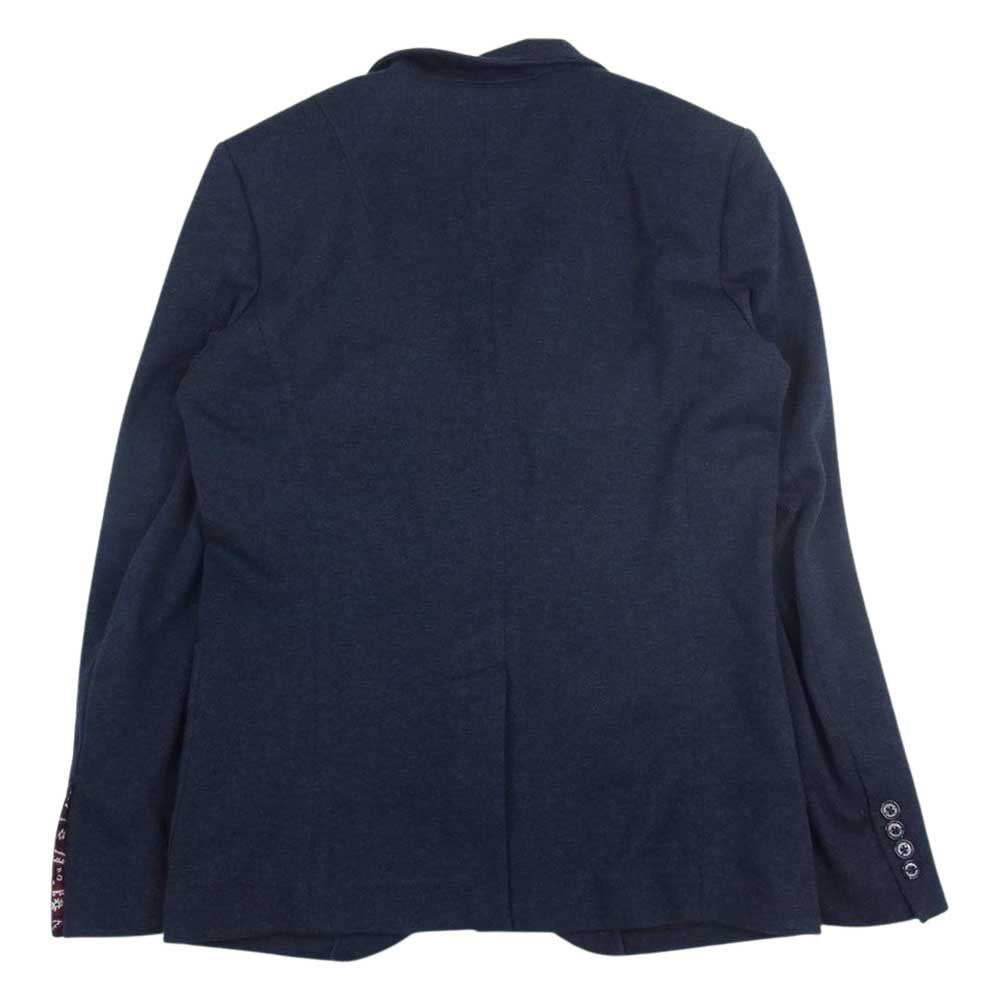 1piu1uguale3 ウノピュウノウグァーレトレ MRB492 WOL110 TRAVEL JACKET ストレッチ トラベル テーラード ジャケット ネイビー系 4【中古】
