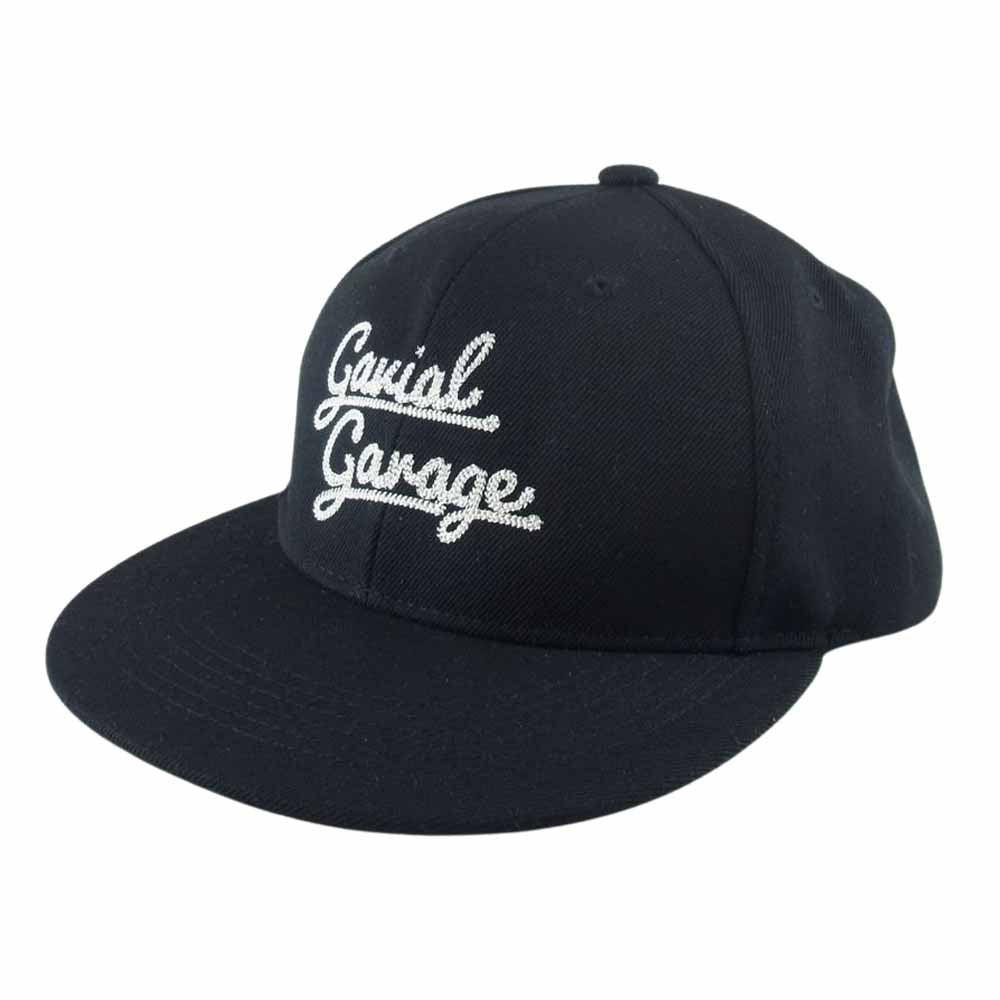GAVIAL ガヴィル GAVIAL GARAGE 刺繍 キャップ ブラック系【中古】